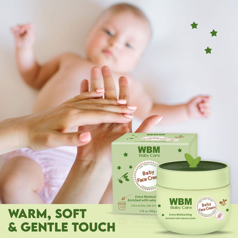 Baby Face Cream - 1.76 oz |3 Pack | WBM BABY CARE